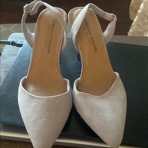 Christian Siriano Women's Cream Heels